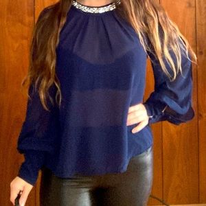 Blue blouse